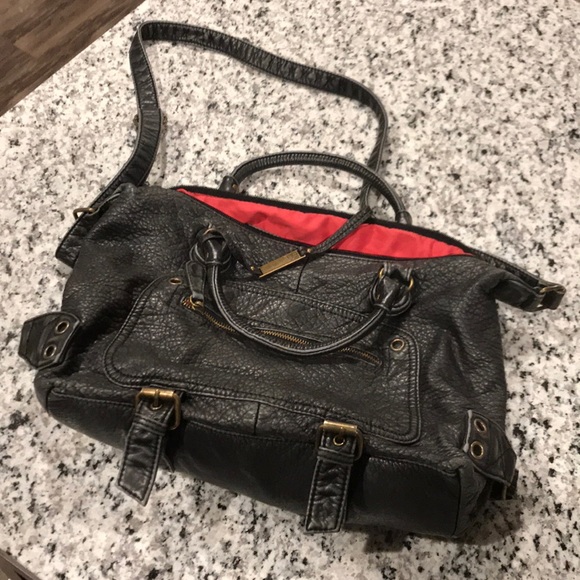 dark grey crossbody bag